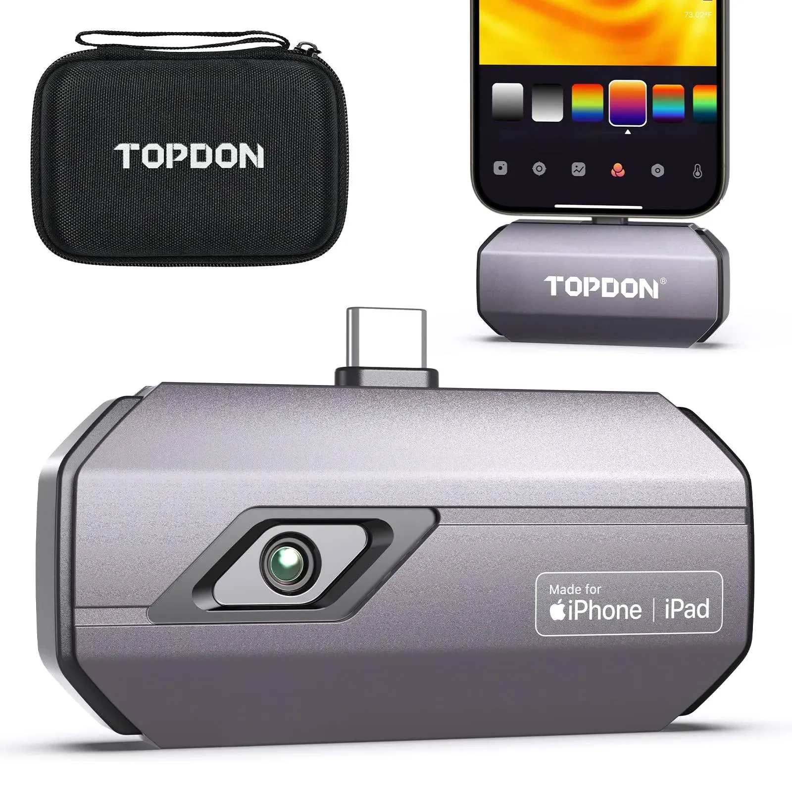 TOPDON TC002C Thermal Imaging Camera for iPhone 15 Series &amp; iPads w/Type-C Port