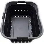 SAMMART 42L Collapsible Plastic Laundry Basket - Foldable | adamsbargainshop