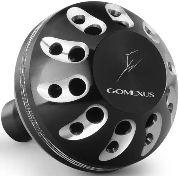 GOMEXUS Power Knob Compatible with Shimano Stradic FK Sustain FI Twin Power 1000-4000 Daiwa Saltist Back Bay LT 3000 4000 Direct Fitment Spinning Reel Handle Replacement Knob 41mm