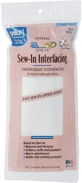 Pellon PLF36 Ultra Lightweight Fusible Interfacing