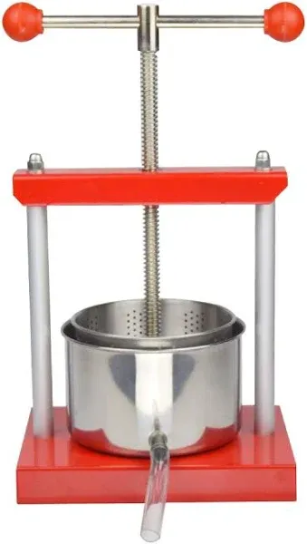 Cheese Tincture Herb Fruit Wine Manual Press 0.53 Gallon Stainless Steel Barrels