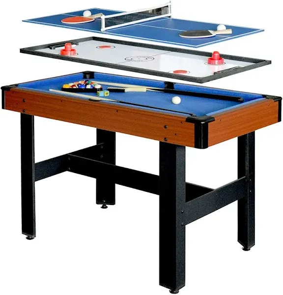 Hathaway Triad 3-in-1 48-in Multi Game Table