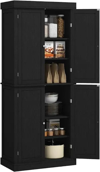 Bestcosty 72.5" Kitchen Pantry Storage Cabinet