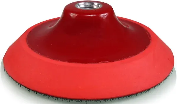 Chemical Guys 6" Red TORQ R5 Rotary Backing Plate (BUFLC_301)