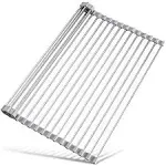 17.7&#034; X 15.5&#034; Roll up Dish Drying Rack over Sink Drying Rack Sink Cover Kitchen 