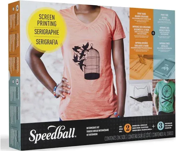 Speedball Intermediate Kit for Screen Printing Include Screen