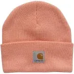 Kids Knit Beanie, Peach Amber