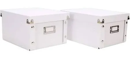 Index Card Holder Storage Box - Collapsible Organizer Box Fits 1100 Flash Cards 