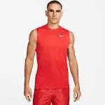 Nike Men's Essential Sleeveless Hydroguard, Red, Size: Medium