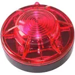 LED Road Flares Roadside Flashing Emergency Lights Beacon with Magnetic Base for Vehicle and Outdoor Sports..(scarlet)