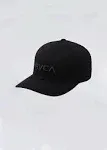 RVCA Flex Fit Baseball Hat Black / S/M