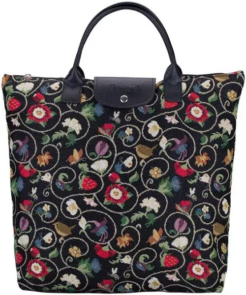 Signare Tapestry Foldable Tote Bag Reusable Shopping Bag Grocery Bag