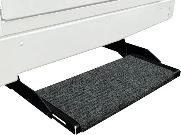 Prest-O-Fit 2-0420 Ruggids RV Step Rug Black Granite 23 In. Wide 19 - Inch X 23 - Inch