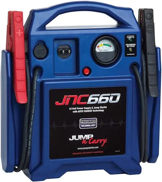 Jump-N-Carry JNC660 1700 Peak Amp 12 Volt Jump Starter , Blue