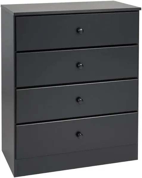 Prepac Astrid 4-Drawer Chest Drifted Gray