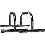 Parallette Push Up Bars Dip Station Stand - Perfect for Home and Garage Gym E...