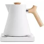 Fellow Corvo EKG Electric Kettle, White/Maple