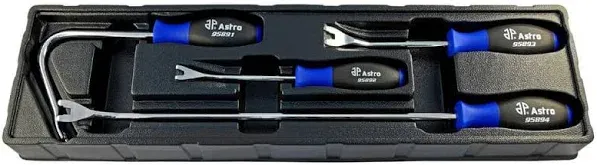 Astro Pneumatic 9589 Car Upholstery Tool Set, 4 Pieces