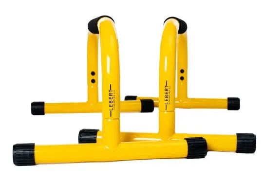 Lebert Fitness Parallette Push Up Bars Dip Station Stand - Perfect for Home and