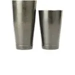 Barfly M37009VBK 28 oz & 18 oz Stainless Bar Cocktail Shaker Set, Vintage Black