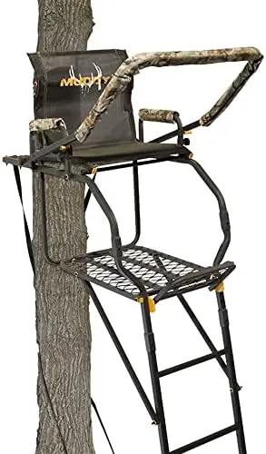 Muddy Deer Hunting Climbing Adjustable Quiet Heavy-Duty Huntsman Deluxe 17 Ft 1-