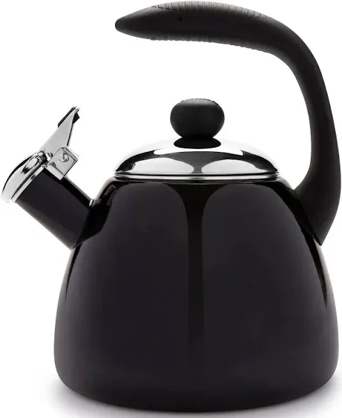 Farberware 2.5-Quart Whistling Tea Kettle Red teapot