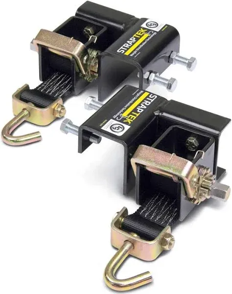 Lippert Components Weight Distribution System - Easy and Safe Weight Adjustment - Built-in Sway Control - Compatible with Most WD Hitches - Includes Tensioner Assemblies, Straps and Attachment Bolts - 335852