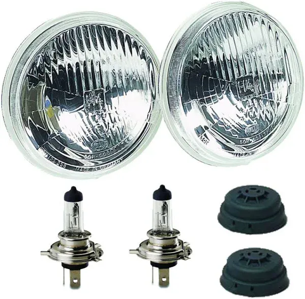 Hella® - 5 3/4&quot; Round Vision Plus Chrome Factory Style Headlights