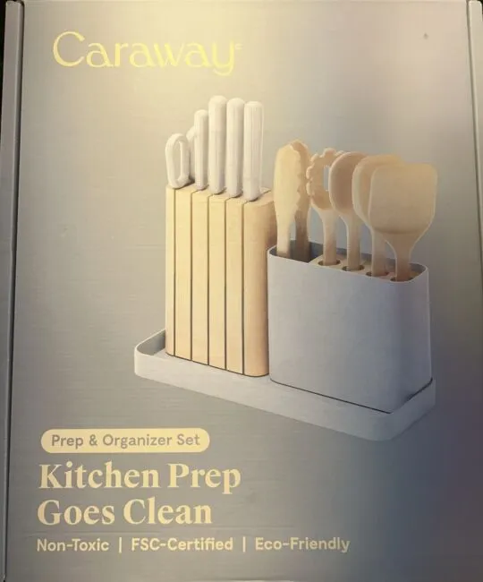 Caraway Home Prep &amp; Organizer Set Kitchen Goes Clean - 14 Piece