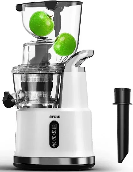 SiFENE Press Juicer MachinesBig Mouth 83mm Opening Whole Masticating Juicer new