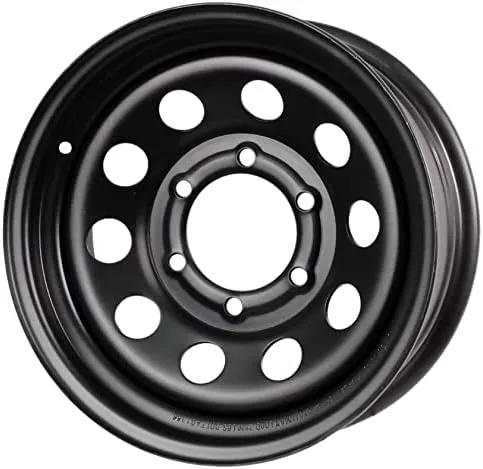 eCustomrim Trailer Rim Wheel 15X6 Black Modular 2830 Lb. 4.27 Center Bore 6 Lug