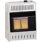 Procom 10,000 BTU Natural Gas Ventless Infrared Plaque Heater with Base Feet, T-Stat Control