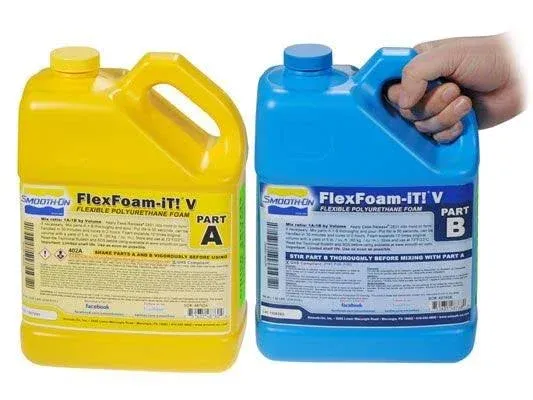 Smooth-on FlexFoam-iT! V Flexible Urethane Foam 2lb Trial Size Unit