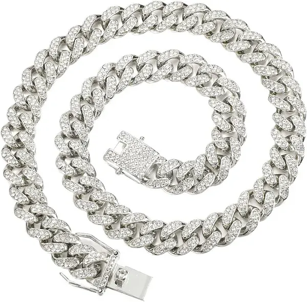 Feel Style Men's Miami Cuban Link Chain