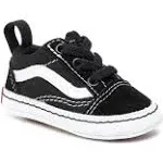 Vans Old Skool Infant Crib Shoes Black/True White