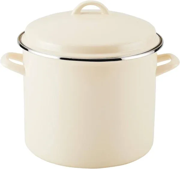 Rachael Ray Enamel on Steel Stockpot with Lid