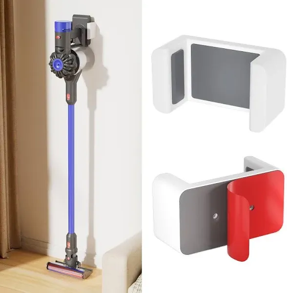 Liboer Vacuum cleanner Stand for Dyson V7 V8 Storage Holder Compatible for Dyson V7 V8 Vacuum Cleaner Bracket Wall Mount Support Organizer