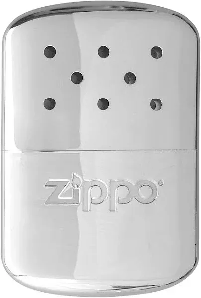 ZIPPO A-FRAME CHROME HAND WARMER CLAMSHELL - Silver- FREE SHIPPING