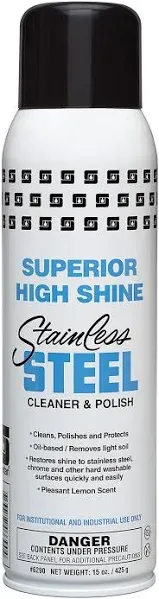 Case of 12 Spartan Superior High Shine Stainless Steel Cleaner &amp; Polish Oil Base