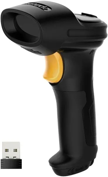 Inateck Barcode Scanner Wireless 2600mAh Battery