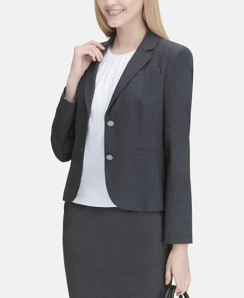 Calvin Klein Two-Button Blazer - Black 10