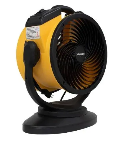 XPOWER FC-100S Multipurpose 11” Pro Air Circulator Utility Fan with Oscillating Feature