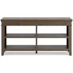 Janismore Weathered Gray Credenza