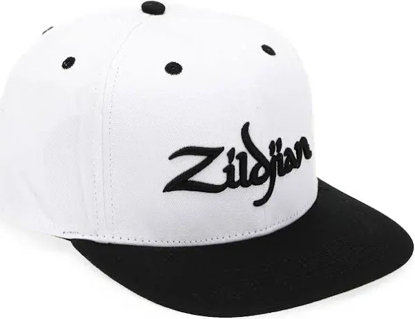 Zildjian 6-Panel Snapback Hat - White (ZAHC0022)