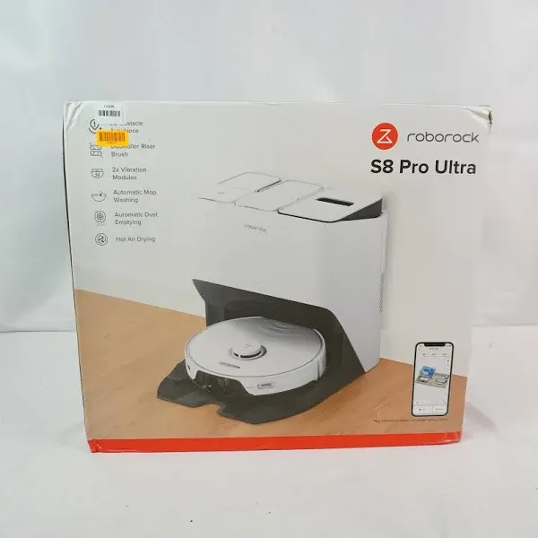 Roborock S8 Pro Ultra Robot Vacuum & Mop S8PROULTRAWHITE