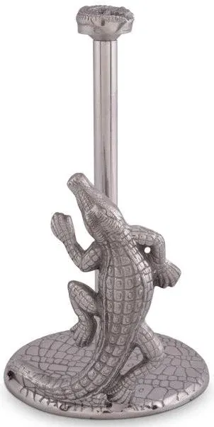 Arthur Court Alligator Paper Towel Holder