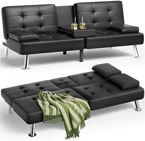 LACOO Homall Convertible Folding Futon Sofa Bed