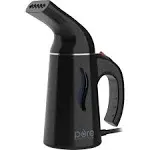 PureSteam Portable Fabric Steamer Black