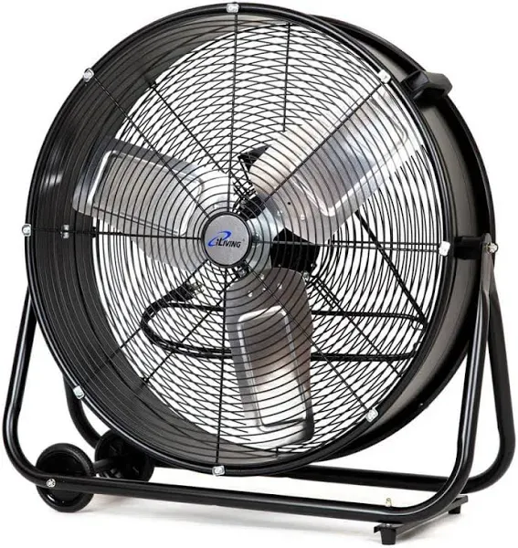 iLIVING 24 in. High Velocity Drum Fan Industrial Commercial