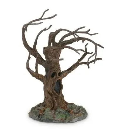 Resin Halloween Accessories for Village Collections Stormy Night Tree Figurin...